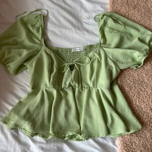 Green Women's Dry Goods Top